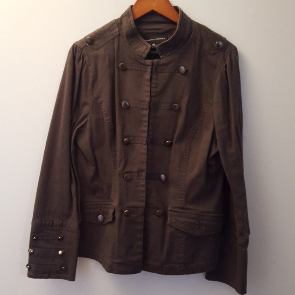 Gray Double Button Jacket